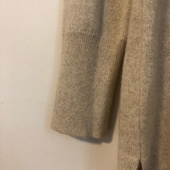 Talbots Gold Cashmere Blend Sweater Medium - Picture 4 of 7